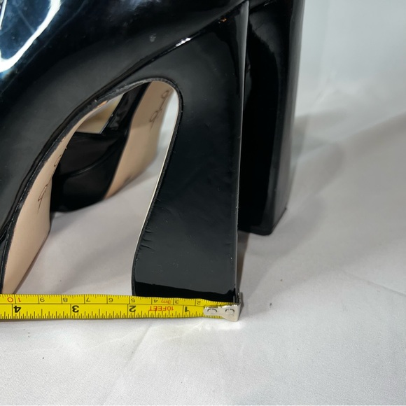 Jessica Simpson Black Patent Leather Platform Pumps - Picture 5 of 13